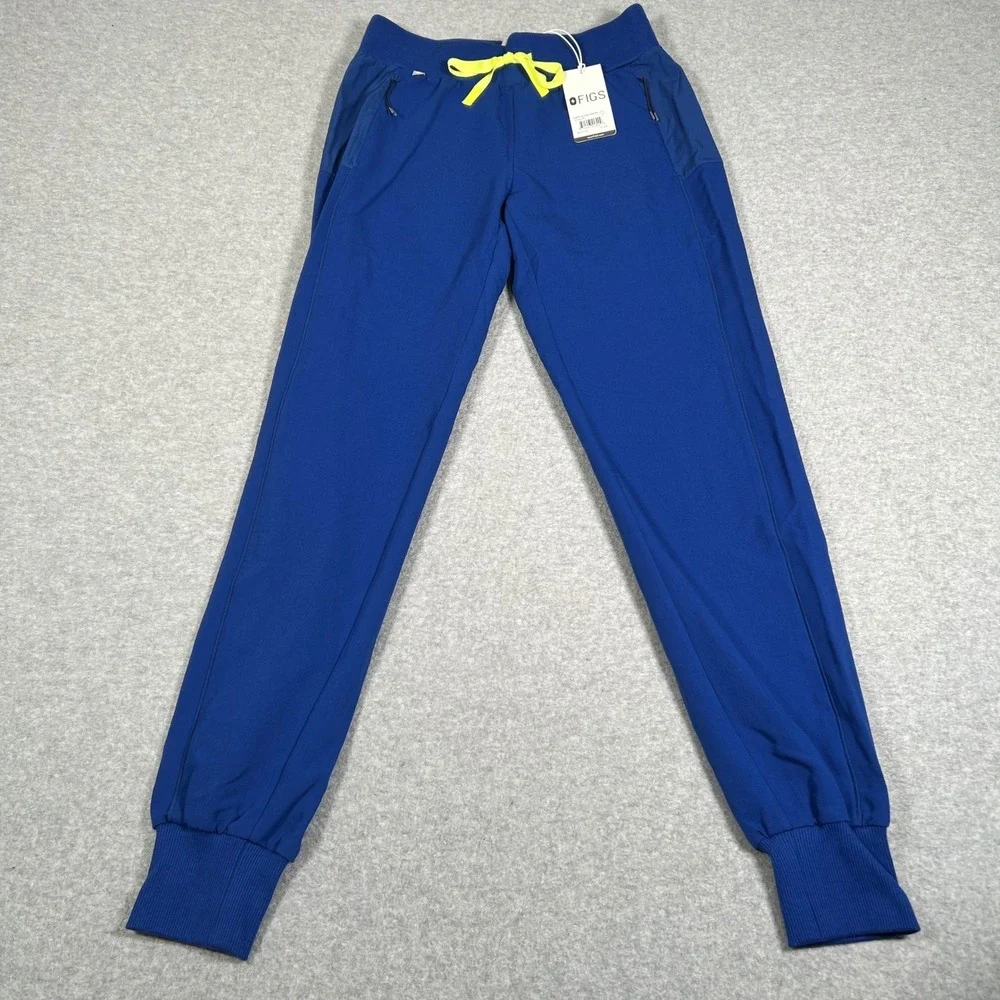 FIGS‎ Boston Slim Jogger Scrub Pants Womens XXS Blue Technical Collection NWT